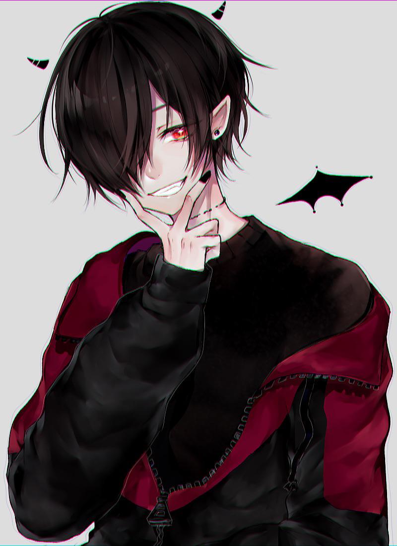 Demon Anime Guy  Anime Boy With Horns PNG Image  Transparent PNG Free  Download on SeekPNG