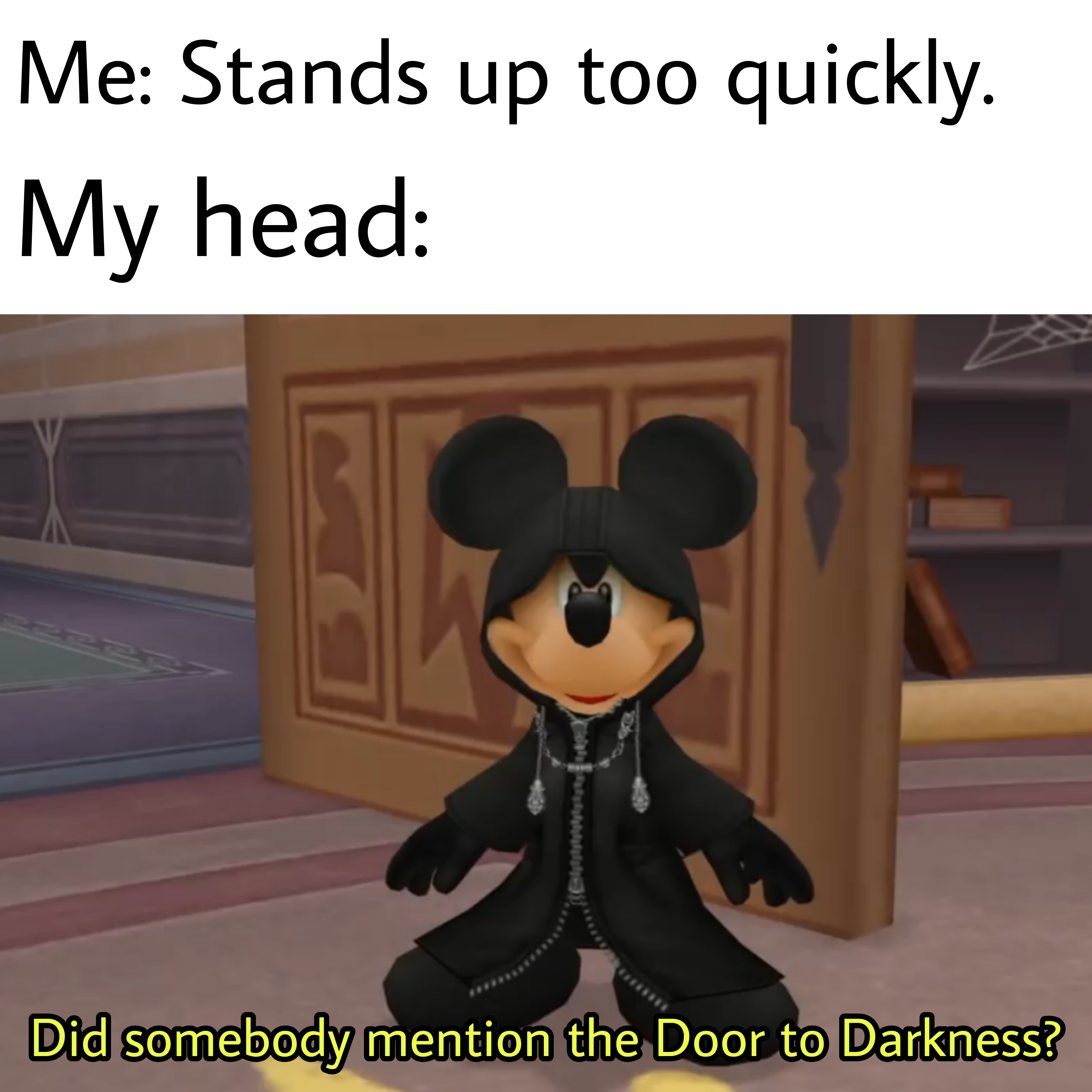 Mickey Mouse wearing an emo jacket in 