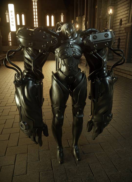 Real Life Gantz Hard Suit Female Scrolller